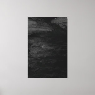 Impressão Em Tela Dark Abstract Volcanic Rock and Ocean Water Textur