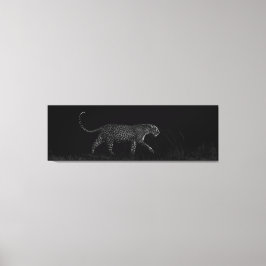 Impressão Em Tela Dark Leopard Salayexe