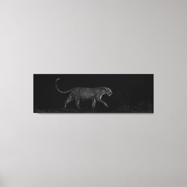 Impressão Em Tela Dark Leopard Salayexe (Frente)