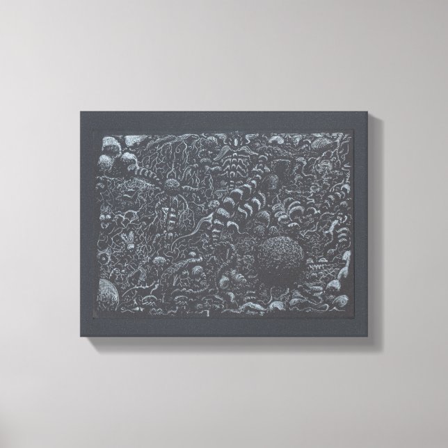 Impressão Em Tela Darkworld, by Brian Benson, (Frente)