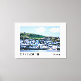 Impressão Em Tela Dartmouth, Devon, Inglaterra