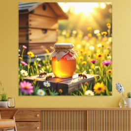 Impressão Em Tela Das Gold der Natur – Honig