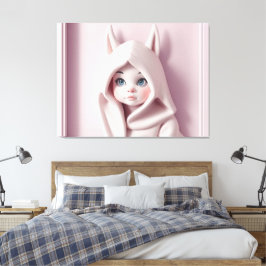 Impressão Em Tela „Das Mädchen im Zaubermantel“