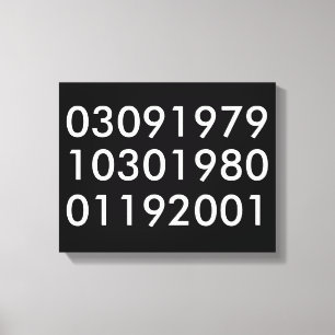 Impressão Em Tela Datas Especiais Modernas