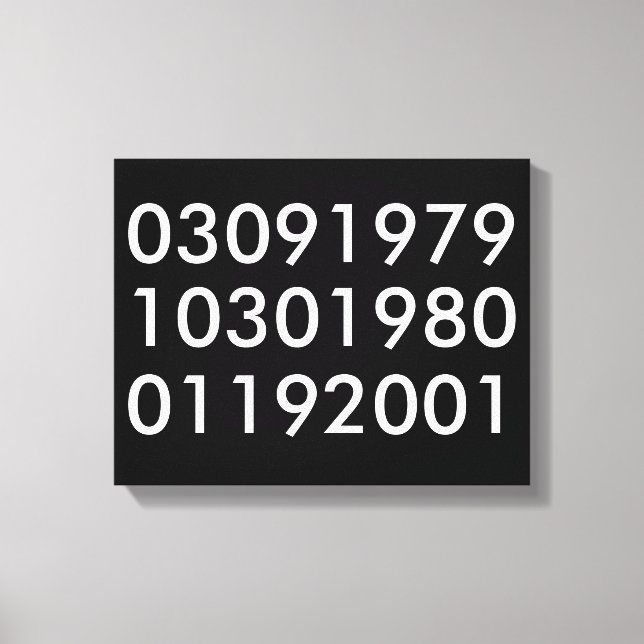 Impressão Em Tela Datas Especiais Modernas (Frente)