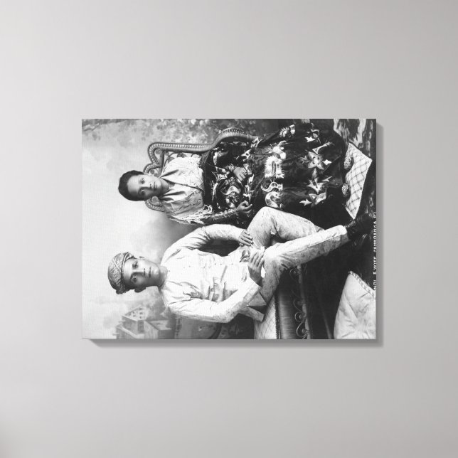 Impressão Em Tela Dato Mandi e Esposa nas Filipinas (Frente)