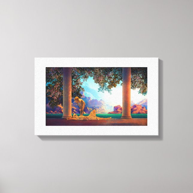 Impressão Em Tela DAYBREAK Maxfield Parrish 1922 ... 2025 (Frente)