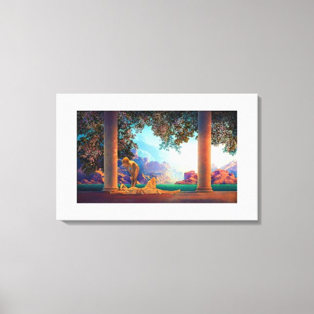 Impressão Em Tela DAYBREAK Maxfield Parrish 1922 ... 2025 (Frente)