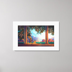Impressão Em Tela DAYBREAK Maxfield Parrish 1922 ... 2025
