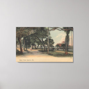 Impressão Em Tela Daytona, Flórida - View of Beach Street