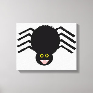 Impressão em Tela de Aranha Preta
