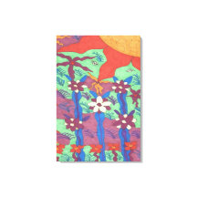 Impressão em Tela de Arte Boho para Jardim