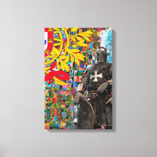 impressão em tela de arte popular portuguesa