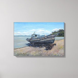 Impressão Em Tela De "brisa mar"