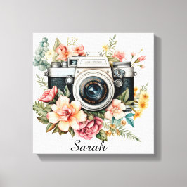 Impressão em Tela de Fotógrafo Personalizada