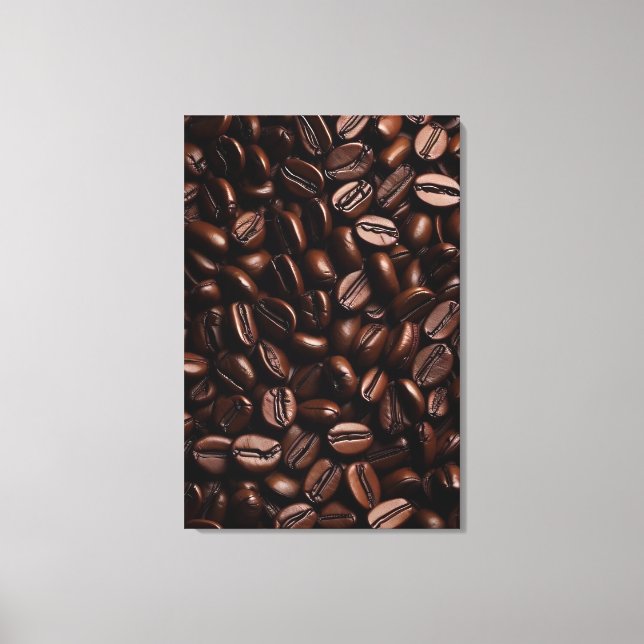 Impressão em Tela de Grãos de Café (Frente)