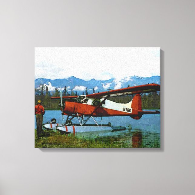 Impressão Em Tela De Havilland Beaver Floatplane (Frente)