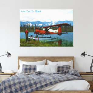 Impressão Em Tela De Havilland Beaver Floatplane