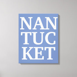 impressão em tela de Nantucket