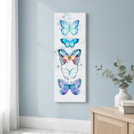 Impressão em Tela de Painel de Borboleta Azul