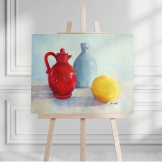 Impressão em Tela de Pintura a Óleo de Natureza Mo