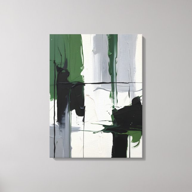 Impressão em tela de pintura abstrata moderna (Frente)