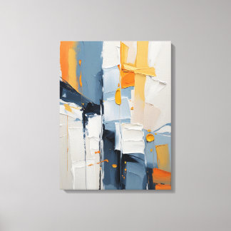 Impressão em Tela de Pintura Abstrata Moderna
