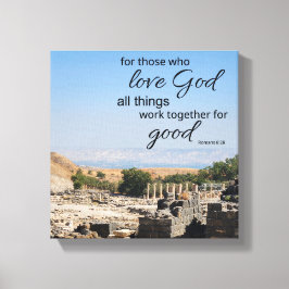 Impressão em tela de Romans 8:28