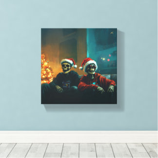 Impressão Em Tela Dead Inside... But It’s Christmas