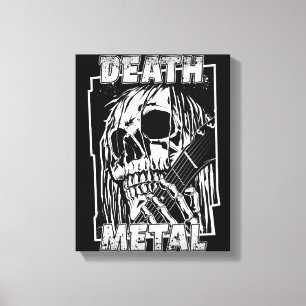 Impressão Em Tela Death Metal