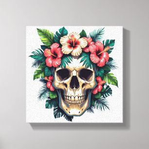 Impressão Em Tela Decadência Tropical: Bloom e Osso