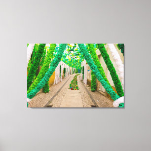 Impressão Em Tela Decorações de Grinaldas Para um Festival