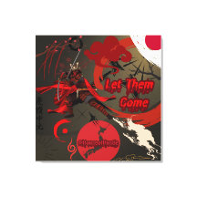 Deixe-os vir, guerreiro japonês Samurai