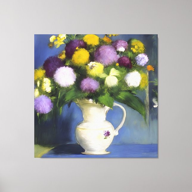 Impressão Em Tela Delicar Blooms Wall Décor (Frente)