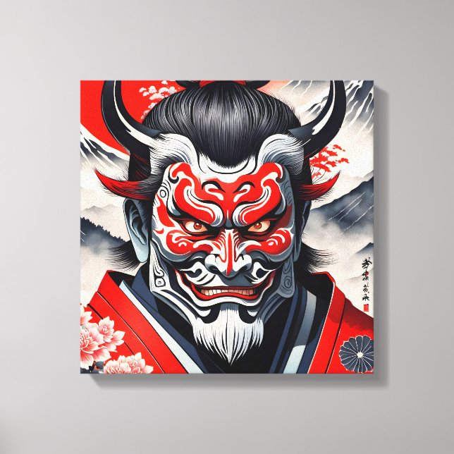 Impressão Em Tela Demon Oni 4 (Frente)