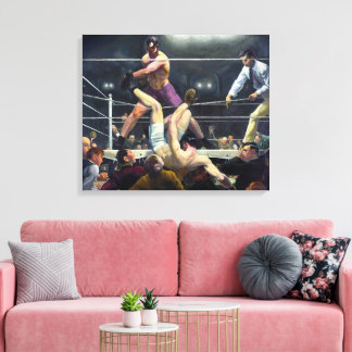 Impressão Em Tela Dempsey e Firpo | George Bellows |