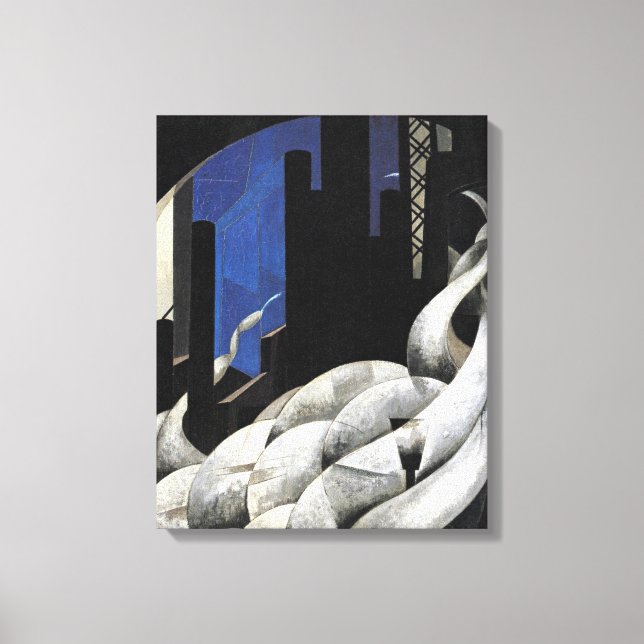 Impressão Em Tela Demuth - Incenso a uma Nova Igreja (Frente)