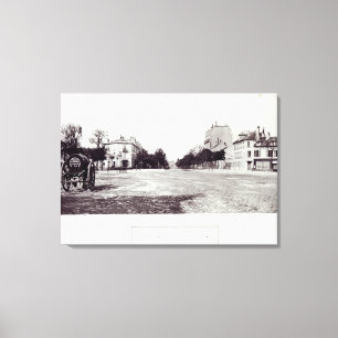 Impressão Em Tela d'Enfer da rua, da estrada a Orleans