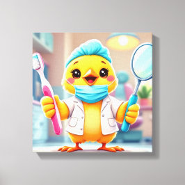 Impressão Em Tela Dentista Frango Tela