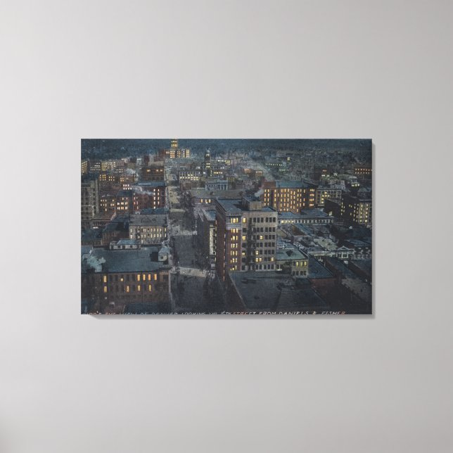 Impressão Em Tela Denver, Colorado (Frente)