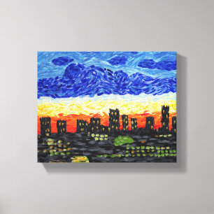 Impressão Em Tela Denver, skyline do Co