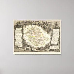 Impressão Em Tela Departamento Du Tarn