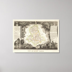 Impressão Em Tela Dept. De La Hte Vienne