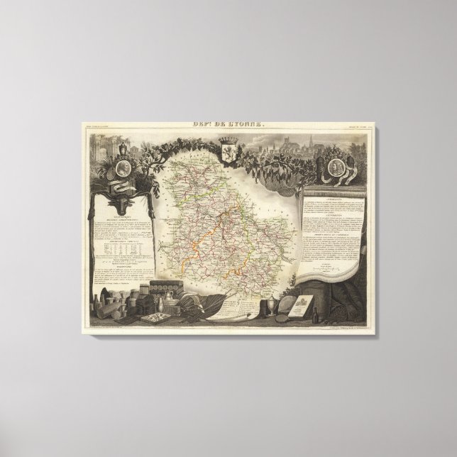 Impressão Em Tela Dept De Lyonne (Frente)