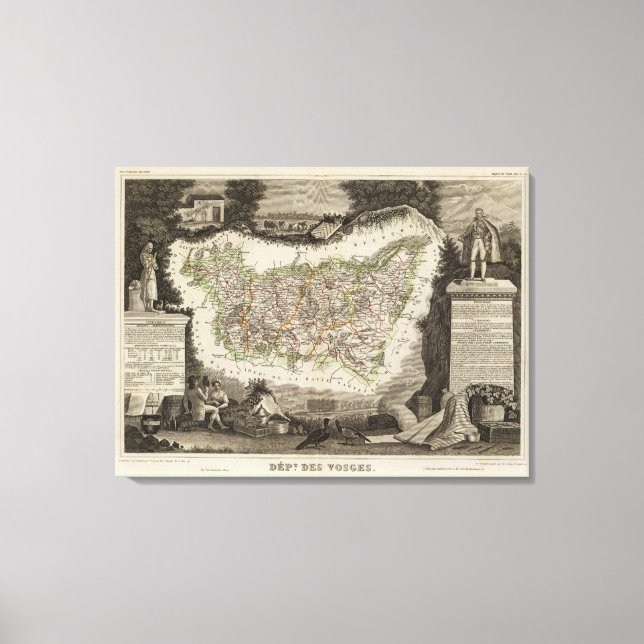 Impressão Em Tela Dept Vosges (Frente)