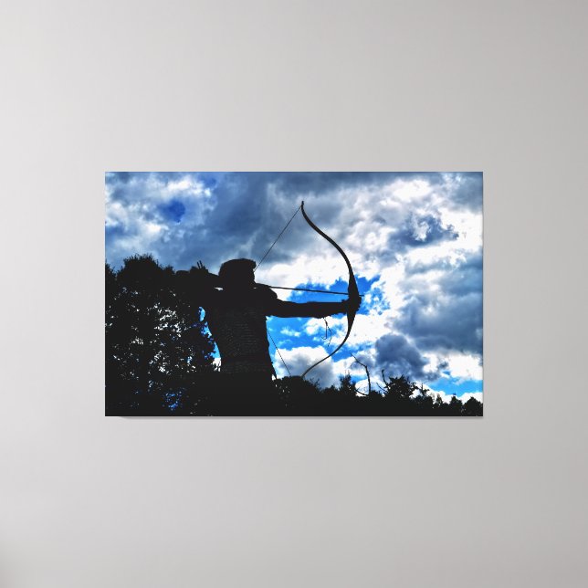 Impressão Em Tela Der Bogenschütze (Frente)