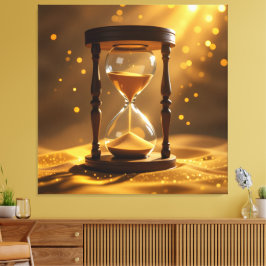 Impressão Em Tela „Der goldene Fluss der Zeit“