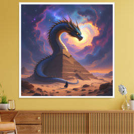 Impressão Em Tela Der Torwächter der Pyramide