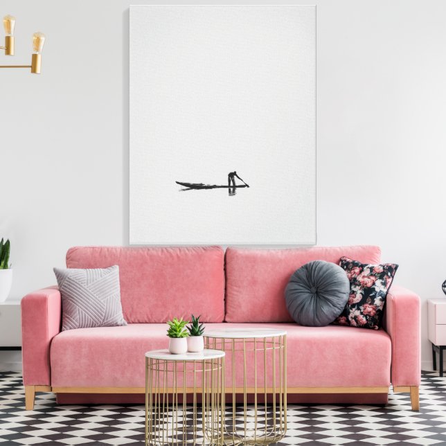 Impressão Em Tela Deriva Solitária (Insitu(Sala de estar))