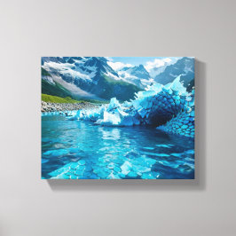 Impressão Em Tela "Derretendo a Crise do Gelo"